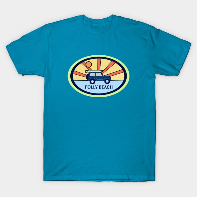 Folly Beach T-Shirt by Trent Tides